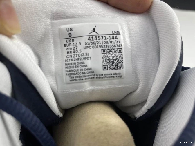 Kicktheory 414571-144 Dark Air Powder Jordan Blue 13 0711